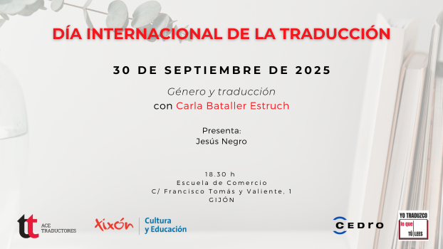 Día Internacional de la Traducción de 2025, actividad Gijón