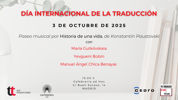 Día Internacional de la Traducción de 2025, actividad Madrid