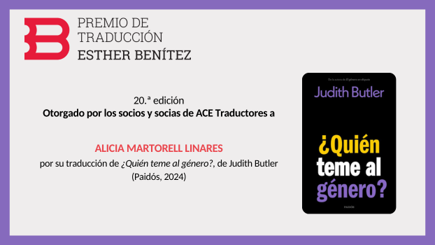 Fallo del XX Premio Esther Benítez