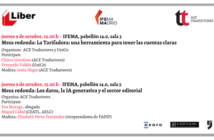 Cartel informativo sobre actividades en Liber 2025